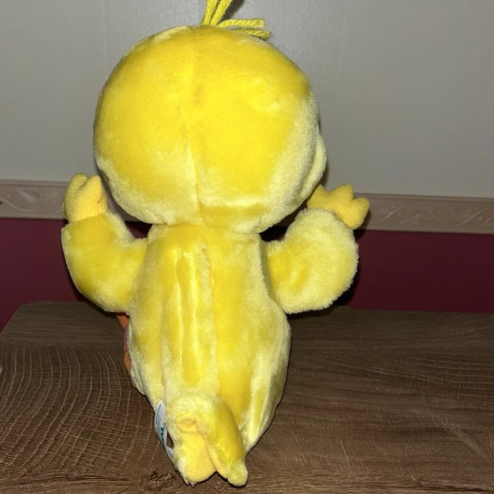 Baby Big Bird Tyco Sesame Street Tickle Me Plush Stuffed Animal Talking Vibrates